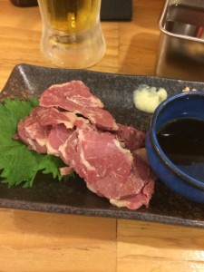 馬肉の燻製